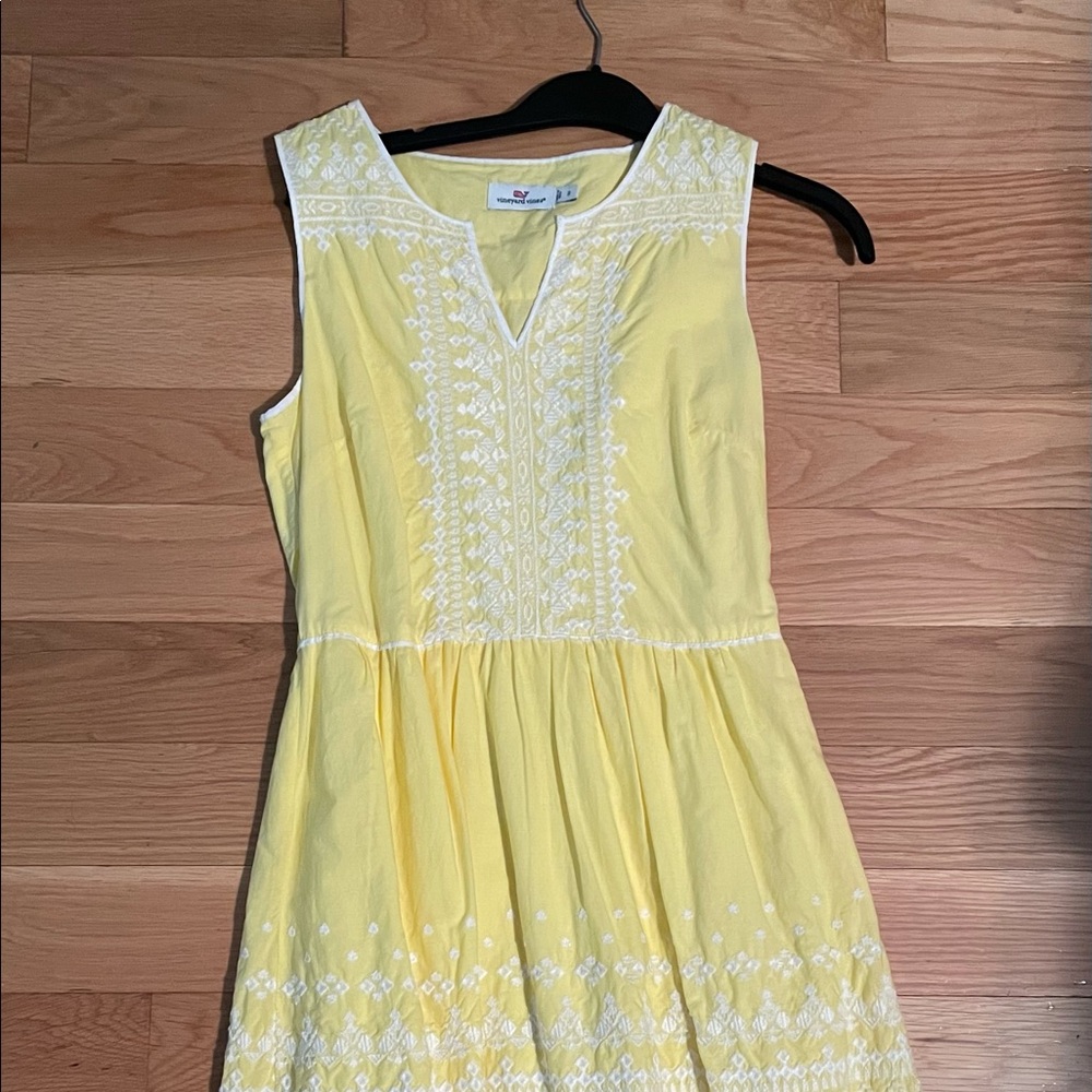 Vineyard Vines yellow dress